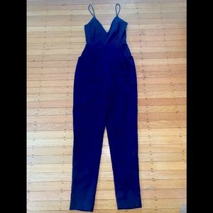 Finders keepers navy blue jumpsuit dream on new s